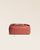Notre trousse de voyage Renouard en cuir façon vigogne terracotta vue de face en studio.